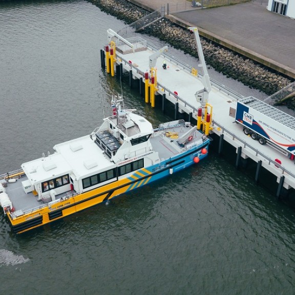 Waterstof bunkeren IJmuiden